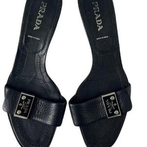 Prada slip on mules size 39 EU or 8.5 US